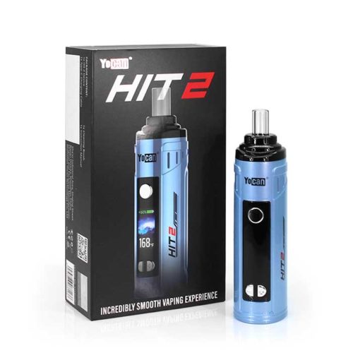 Yocan Hit 2 Dry herb Vaporizer Packaging Blue